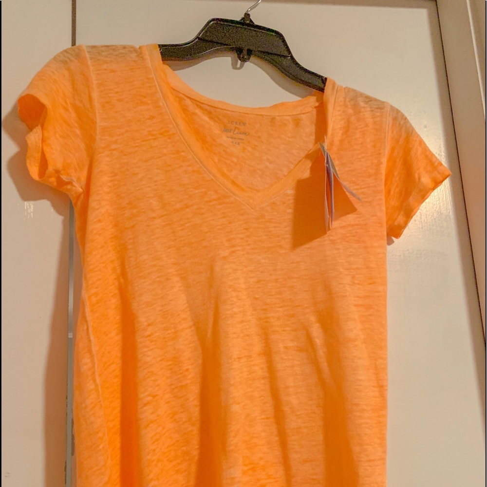 J. Crew Linen Tee NWT